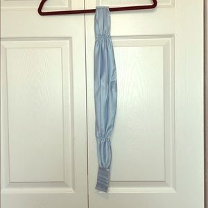 Light blue dress sash